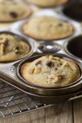 Chocolate Chip Banana Greek Yogurt Muffins