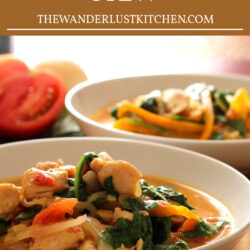 Chicken Peanut Stew Recipe Pin