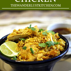 Thai Garlic Chicken Recipe Pin