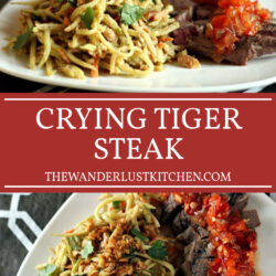 Crying Tiger Steak (Suea Rong Hai) Recipe Pin