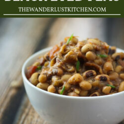Slow Cooker Black Eyed Peas Recipe Pin