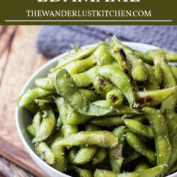 Garlic Edamame Recipe Pin