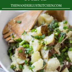 Lebanese Potato Salad Recipe Pin