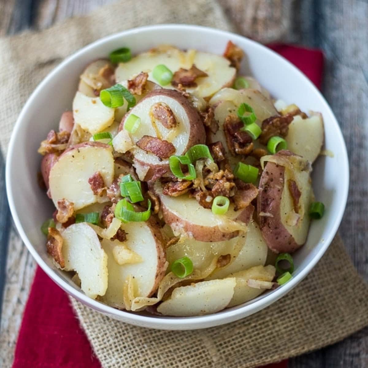 Warm Potato Salad Recipe