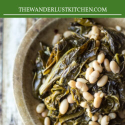 Collard Greens and Beans Recipe Pin