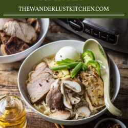 Easy Homemade Ramen Broth Recipe Pin