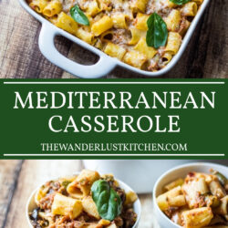 Mediterranean Casserole Recipe Pin
