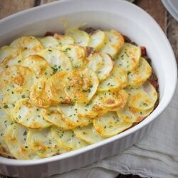 Shepherd's Pie on a serving platter.