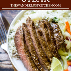 Asian Flank Steak Recipe Pin