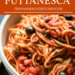 Linguine Puttanesca Recipe Pin