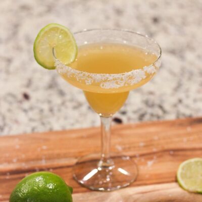 Italian Margarita in a cocktail glass.