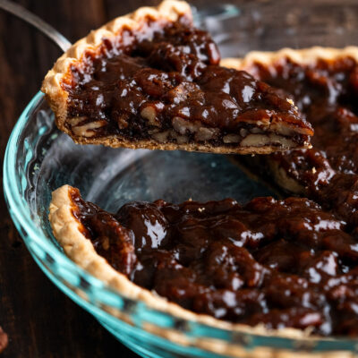 This sweet and rich Vegan Pecan Pie recipe is a classic holiday treat that will be a hit at any gathering!