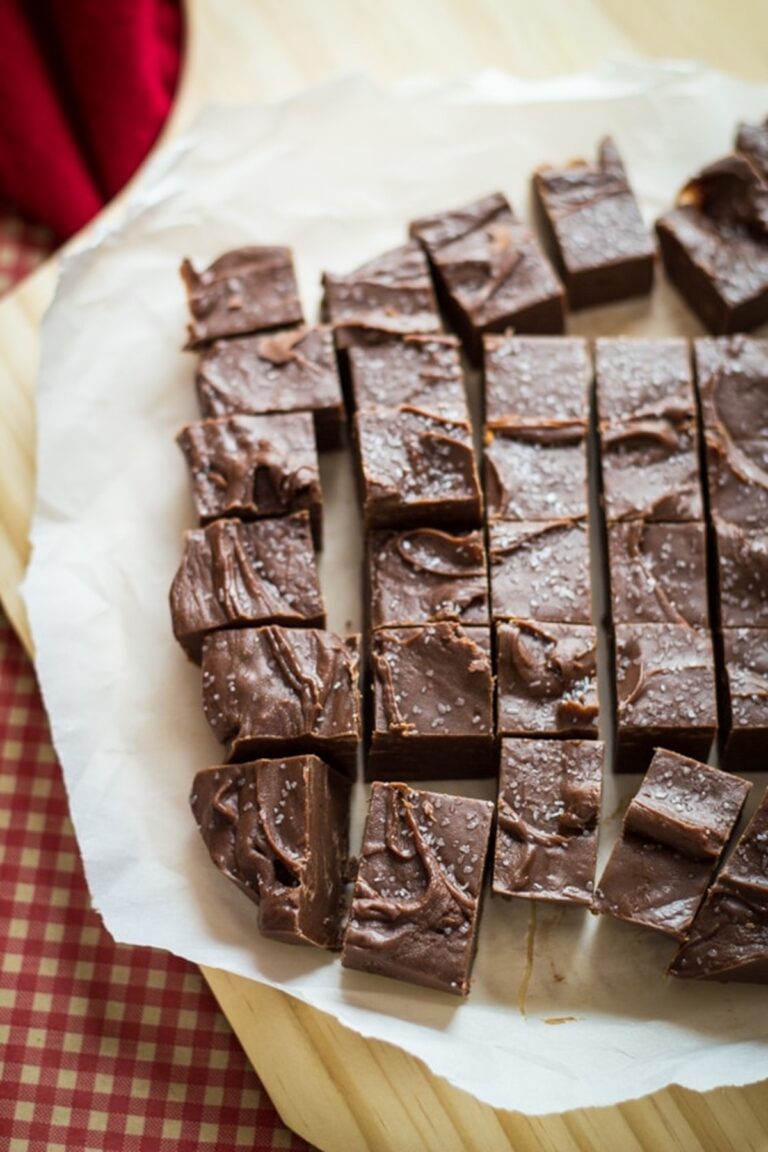 Sea Salt Fudge - The Wanderlust Kitchen