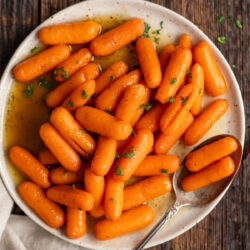 Indulge in these delicious Brown Sugar Carrots. Soft, tender carrots, coated in a buttery brown sugar glaze that everyone will love.