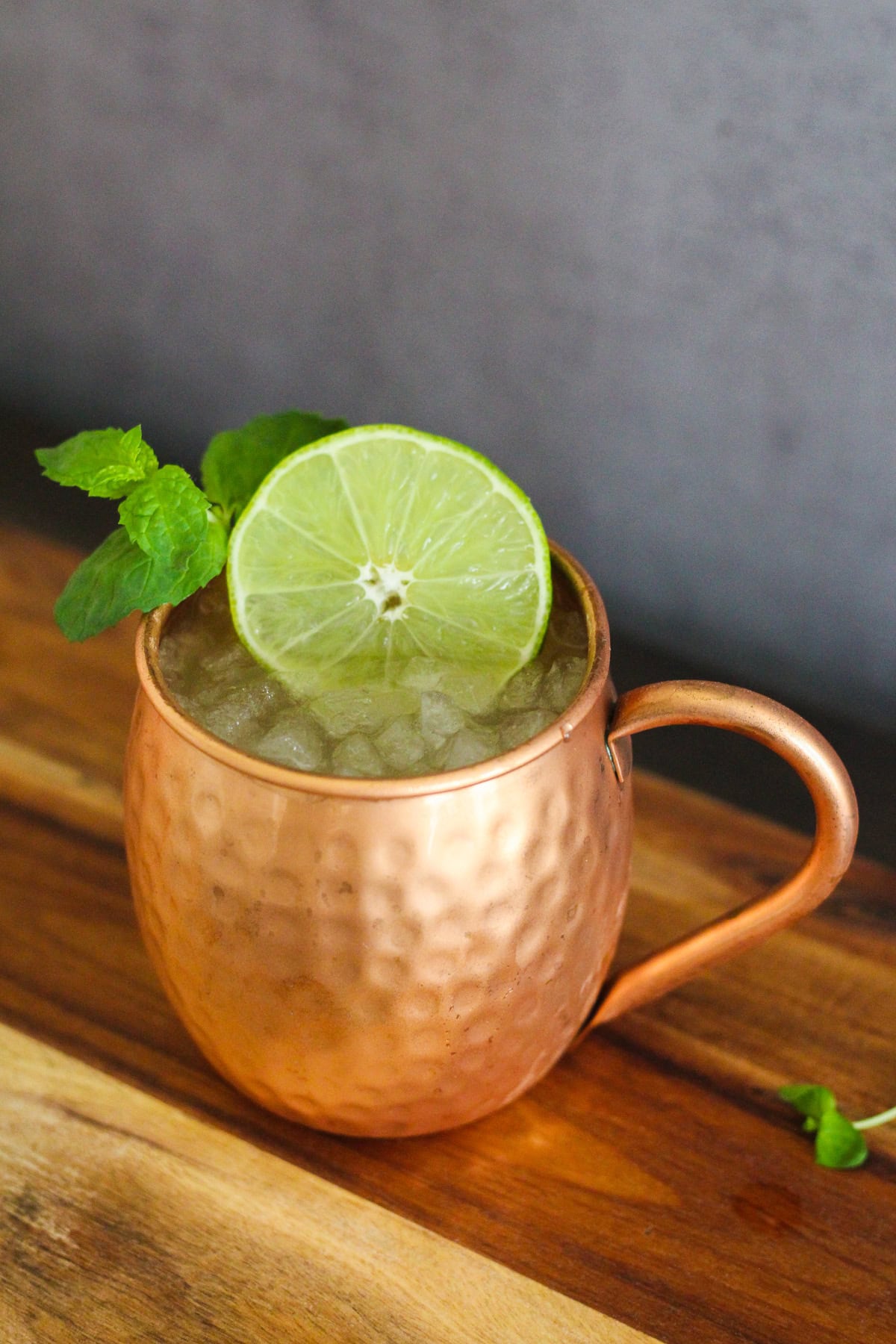 An Irish mule in a copper mug.