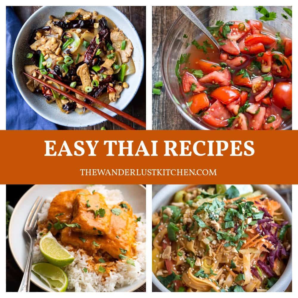 Four Thai Recipe Photos.