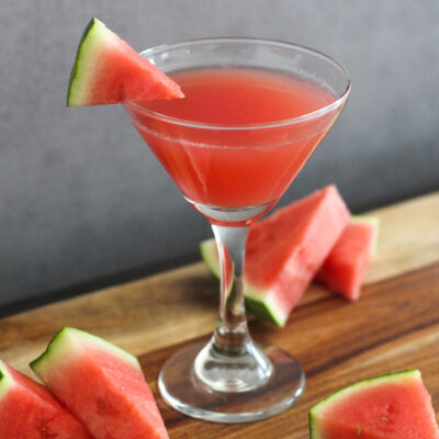 Start summer off right with this delicious Watermelon Martini. It's crisp, fresh, and bursting with sweet watermelon flavor in every sip.