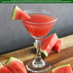 Start summer off right with this delicious Watermelon Martini. It's crisp, fresh, and bursting with sweet watermelon flavor in every sip.
