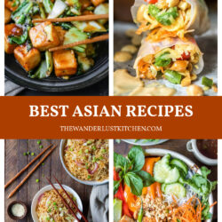 Best Asian recipes with four recipe photos.
