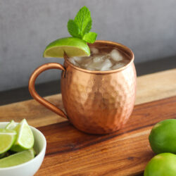 Enjoy a Southern twist on a classic cocktail with this Kentucky Mule. It's a combination of smooth bourbon, zesty lime, and fizzy ginger beer.